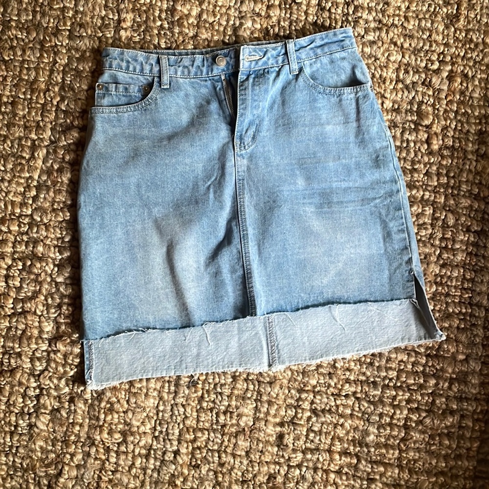 Denim skirt